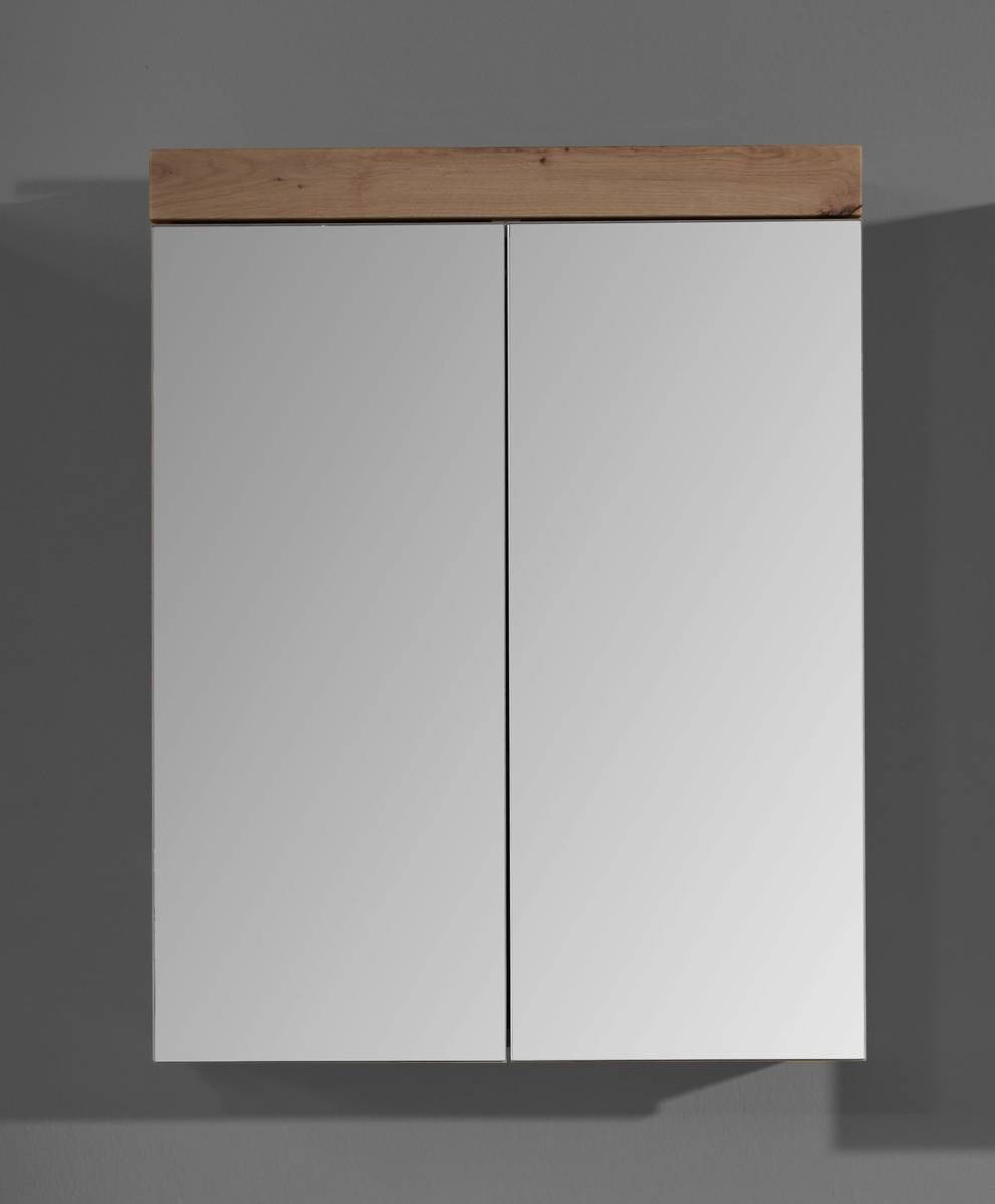 Spiegelschrank Amanda Asteiche Nachbildung B/H/T: ca. 60x77x17 cm