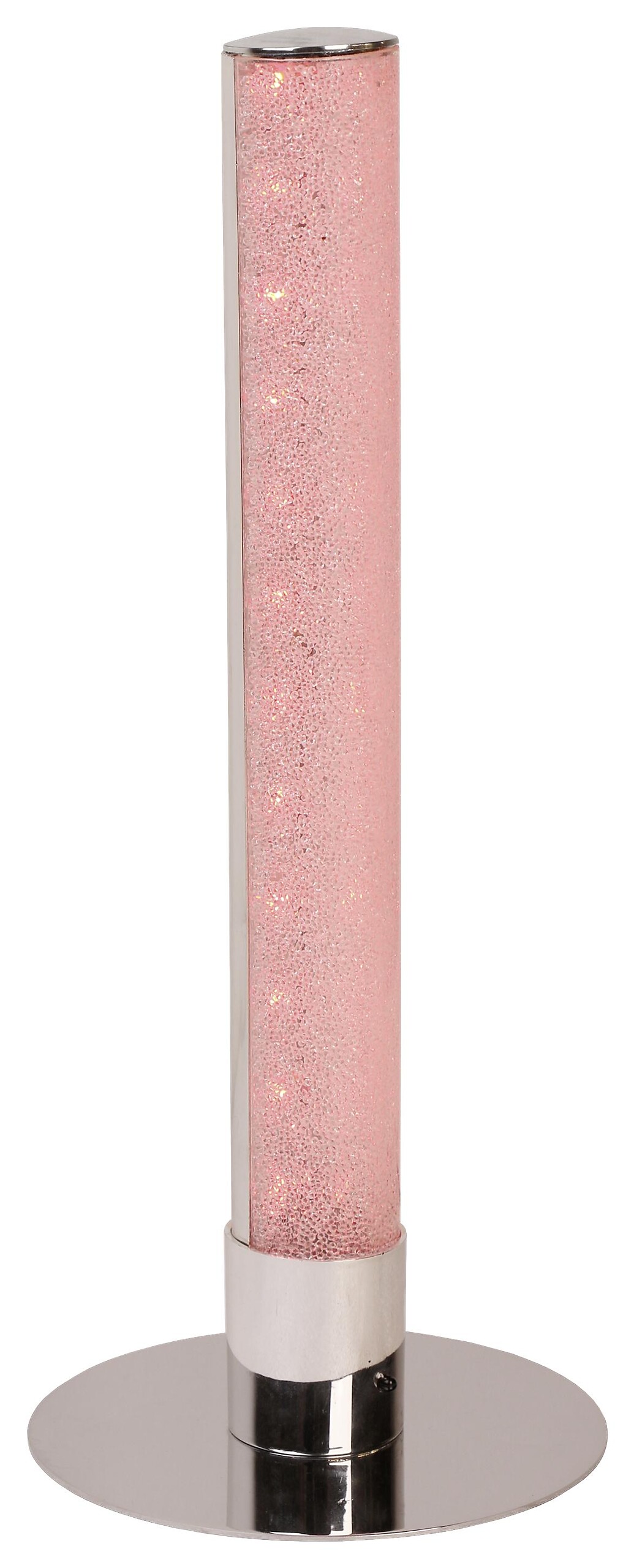 POCOline Tischleuchte Polly Chrom klar Metall Acryl H/D: ca. 40x15 cm