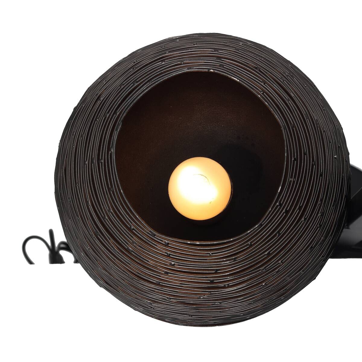 Kayoom Stehlampe schwarz Eisen B/H/L: ca. 39x92x31 cm E27 4 Brennstellen
