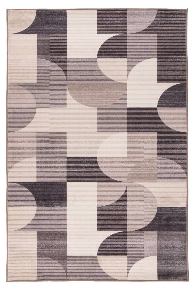 Kayoom Teppich Bluster 425 taupe B/L: ca. 120x170 cm