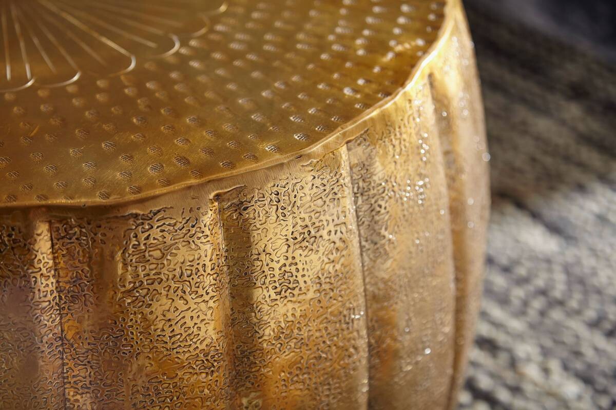 Wohnling Couchtisch gold H: ca. 36 cm