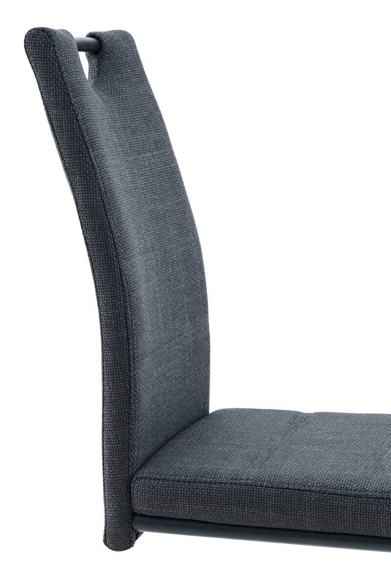 Schwingstuhl Florenz anthrazit Webstoff B/H/T: ca. 43x99x60 cm