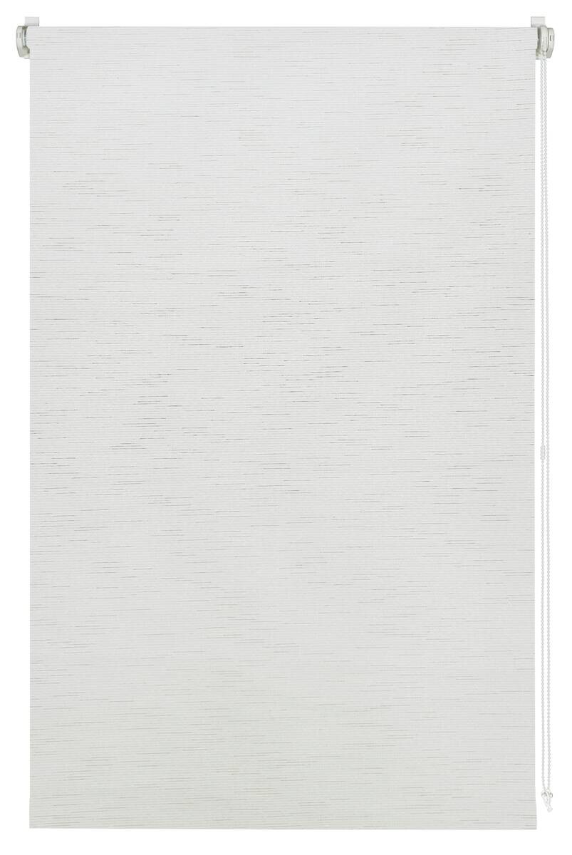 Boviva Klebe-/Klemmrollo Lino cremeweiß B/L: ca. 120x150 cm