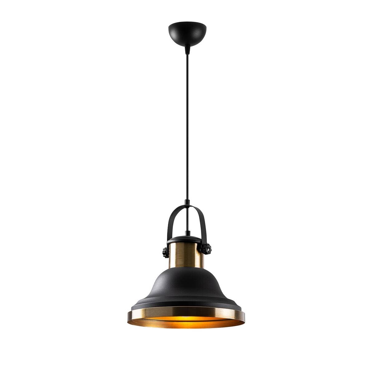 Opviq Pendelleuchte schwarz B/H/T: ca. 30x136x30 cm E27 1 Brennstellen
