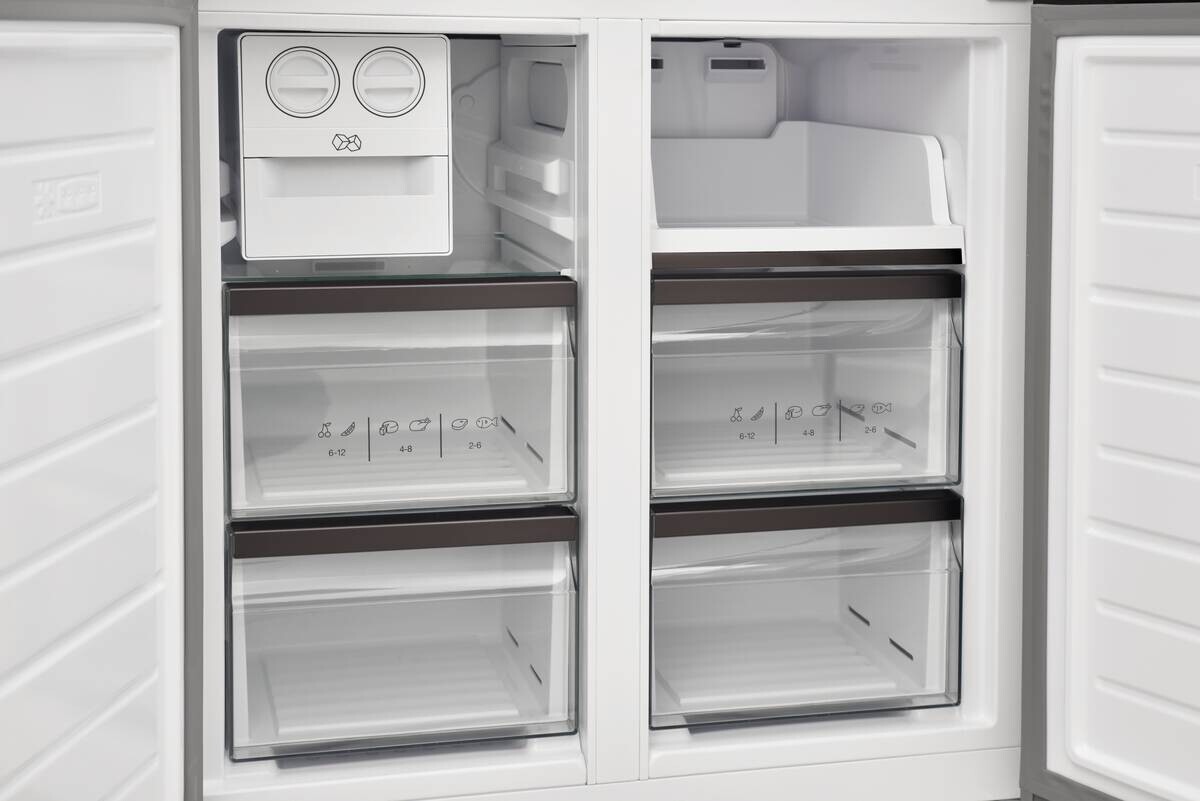 Vestel French-Door Kühl-/Gefrierkombination FD56021 EDX dark Inox B/H/T: ca. 84x179x69 cm