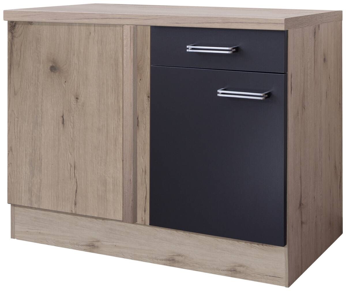 Unterschrank Elva anthrazit B/H/T: ca. 40x86x60 cm | anthrazit | 40,00/86,00/60,00 cm