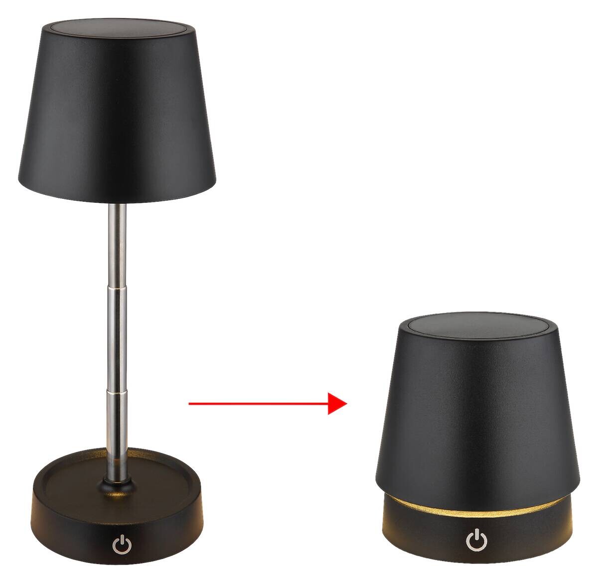 GLOBO Tischleuchte Carlos