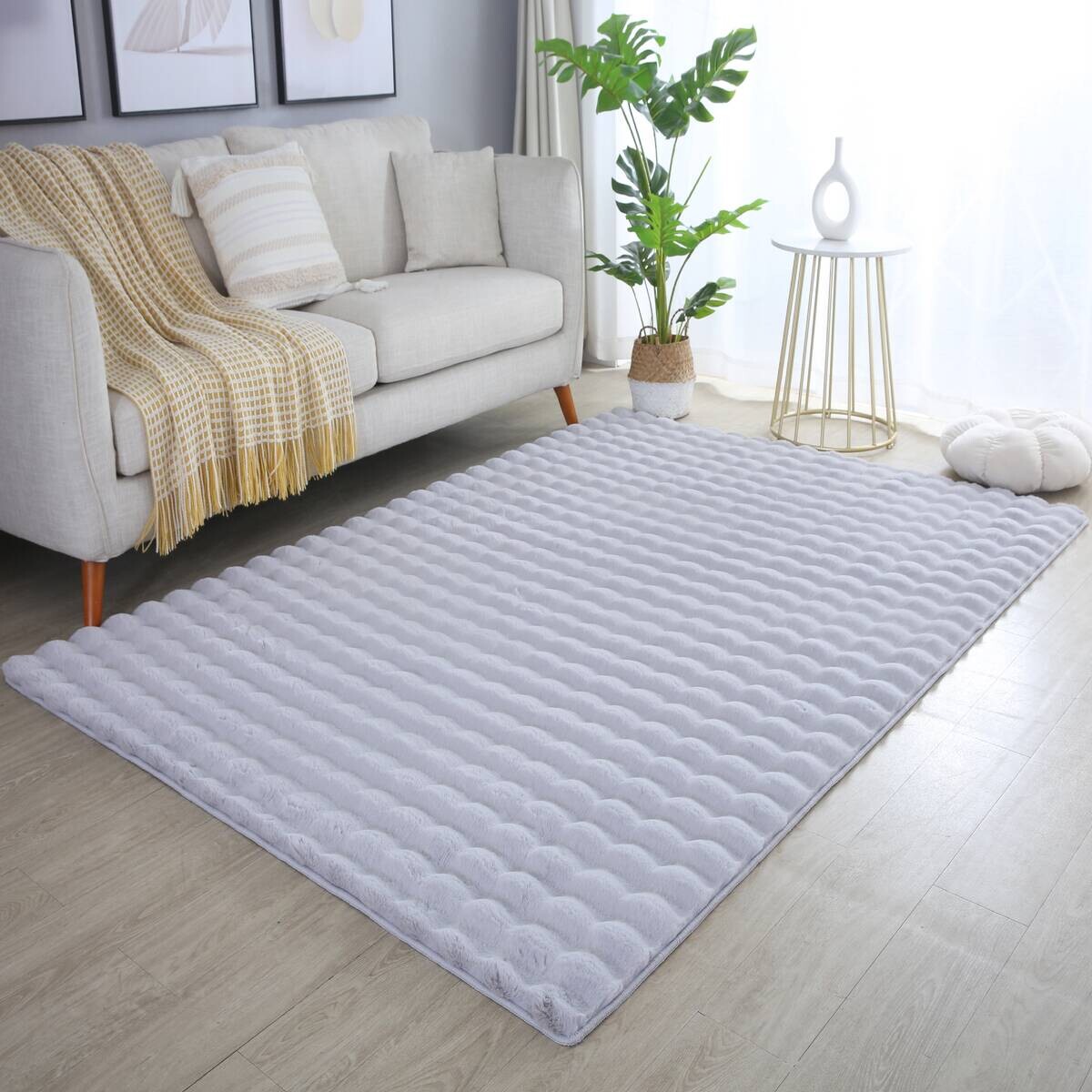 Ayyildiz Teppich AMBIANCE silber B/L: ca. 160x230 cm