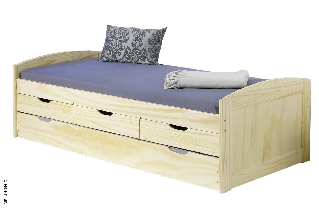 Funktionsbett Marinella natur Liegefläche B/L: ca. 90x200 cm