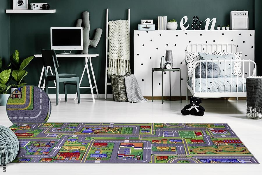 Kinderteppich Playcity Multi B/L: ca. 95x200 cm