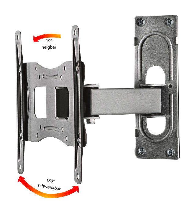 VCM TV-Wandhalterung silber