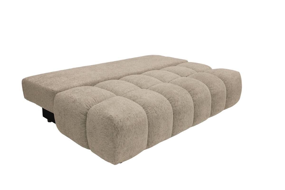 Schlafsofa beige Polyester B/H/T: ca. 210x72x105 cm
