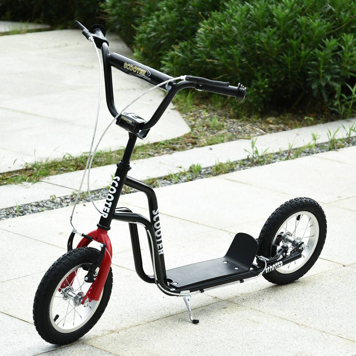 HOMCOM Kinderroller schwarz