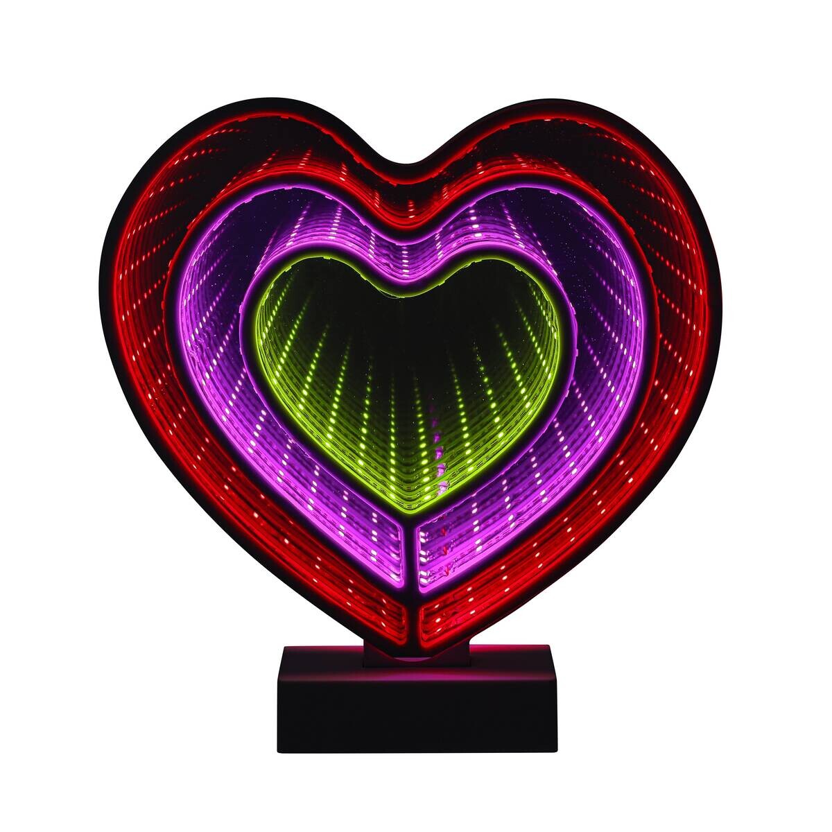Nolo LED-Infinityleuchte Romeo weiß B/H/T: ca. 24,1x25,4x4,5 cm