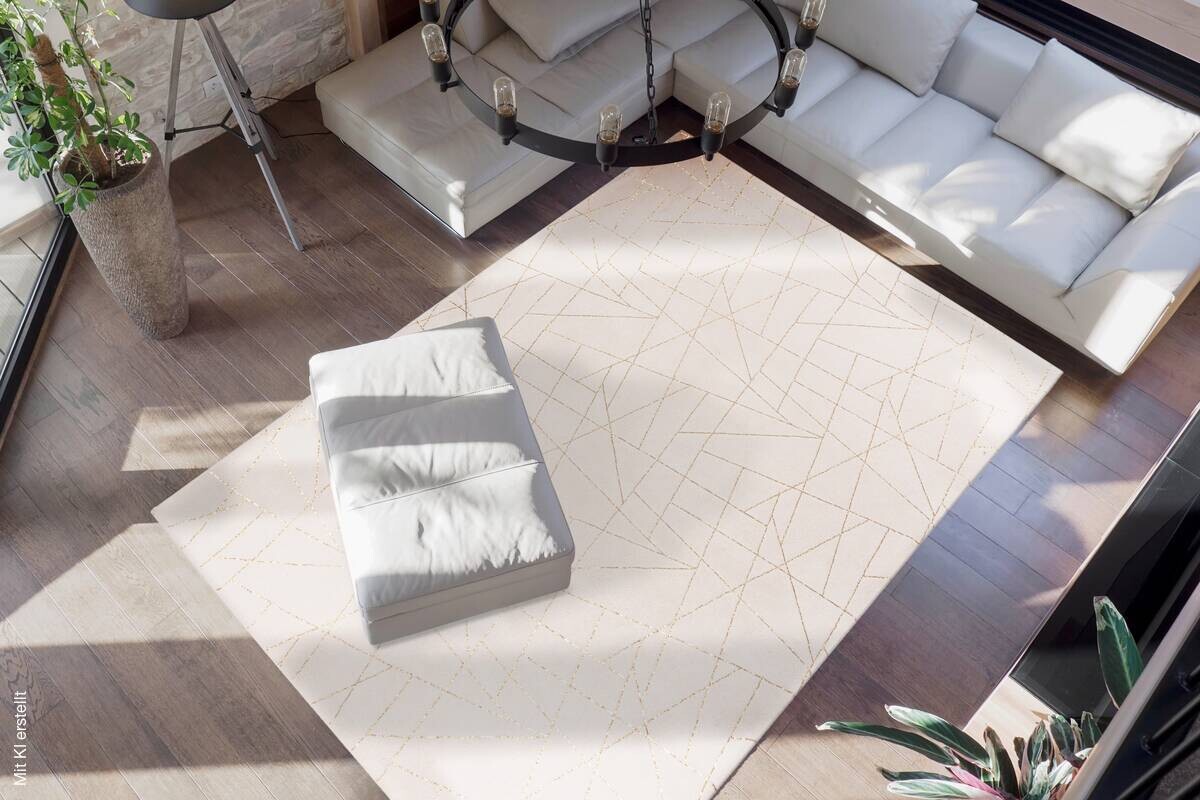 360Living Teppich Bijou creme B/L: ca. 80x150 cm
