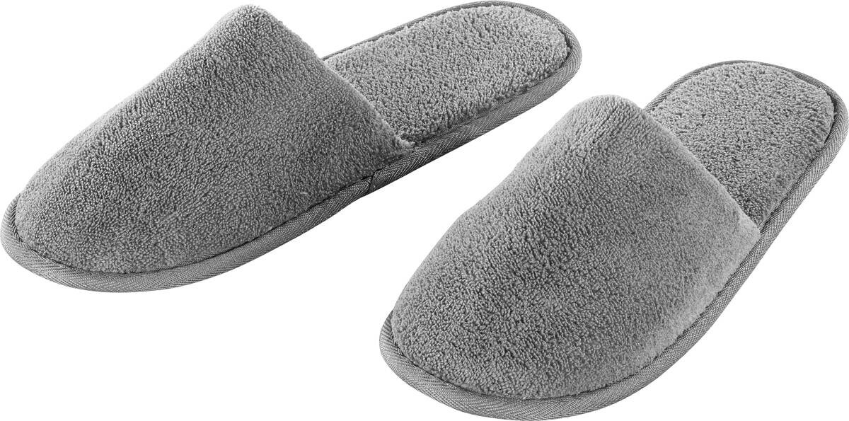POCOline Hausschuhe silber 100% Polyester Größe 40-44