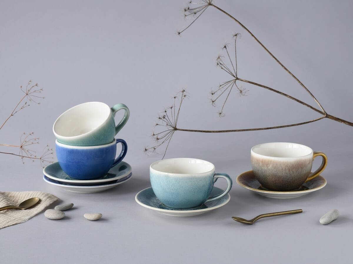 CreaTable Tafelservice Caldera mehrfarbig Steinzeug 8 tlg.