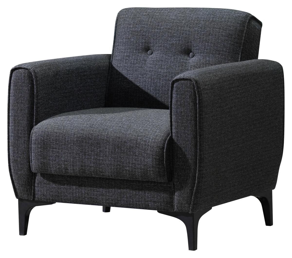 Sofa 3-2-1 San Marino anthrazit Microfaser B/H/T: ca. 76x84x83 cm