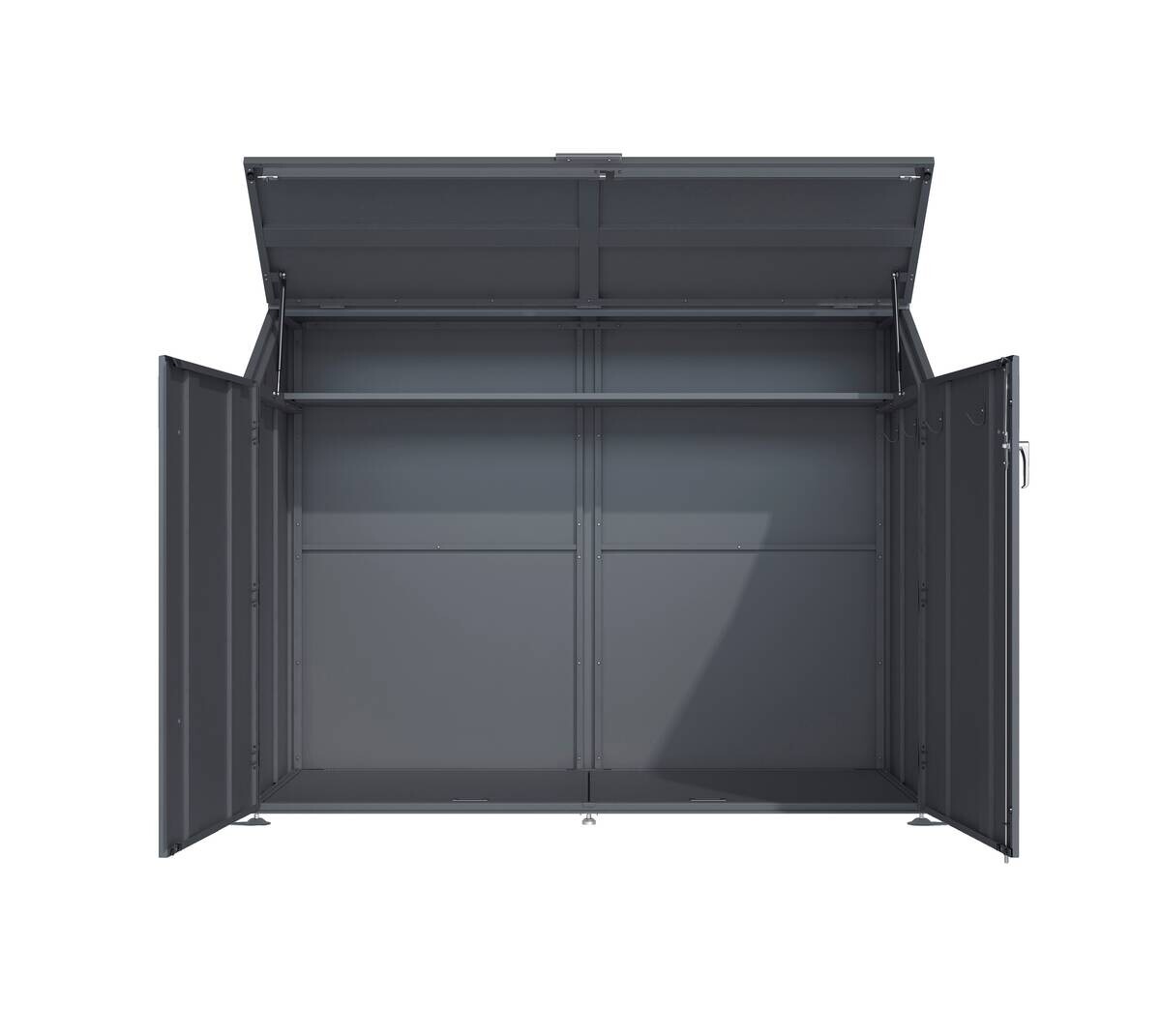 Westmann Fahrradgarage Linea anthrazit B/H/L: ca. 200x154x100 cm