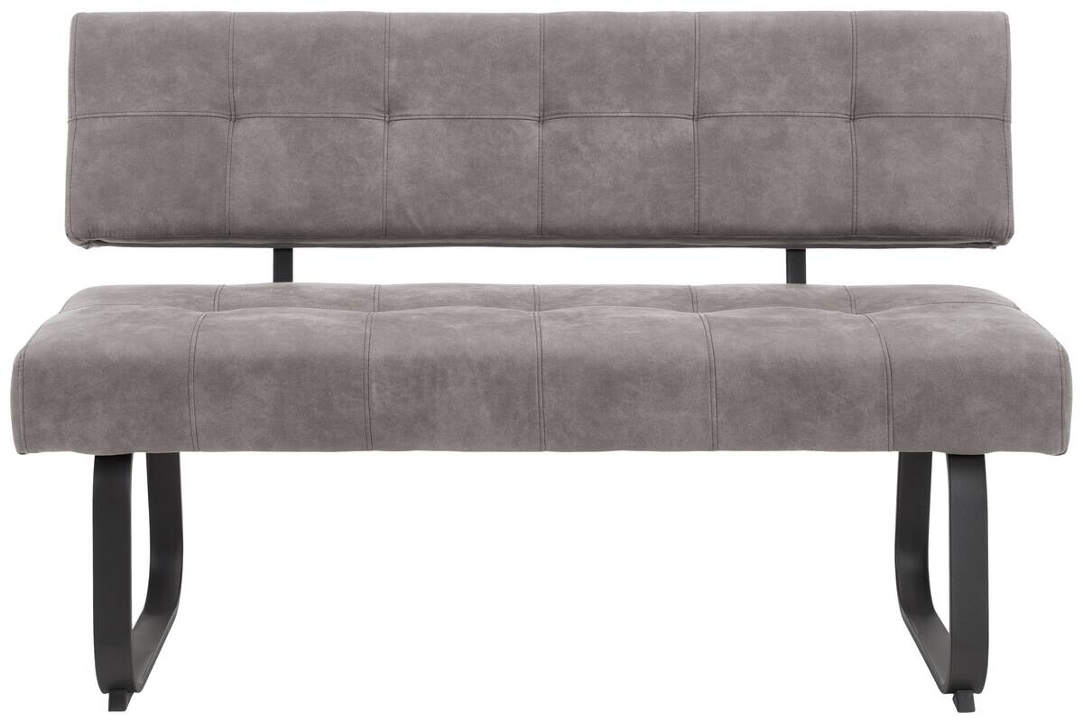 Essgruppe Luise II Eiche anthrazit Microfaser B/H/T: ca. 160x76x80 cm