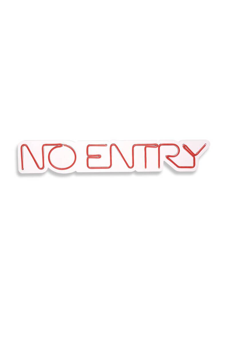 Opviq LED-Wandleuchte rot PVC B/H/T/L: ca. 63x11x2x63 cm