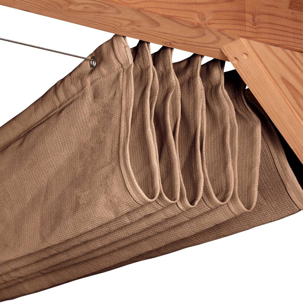 PLATINUM Faltsonnensegel Coolfit sand Polyethylen B/H/L: ca. 370x1x370 cm