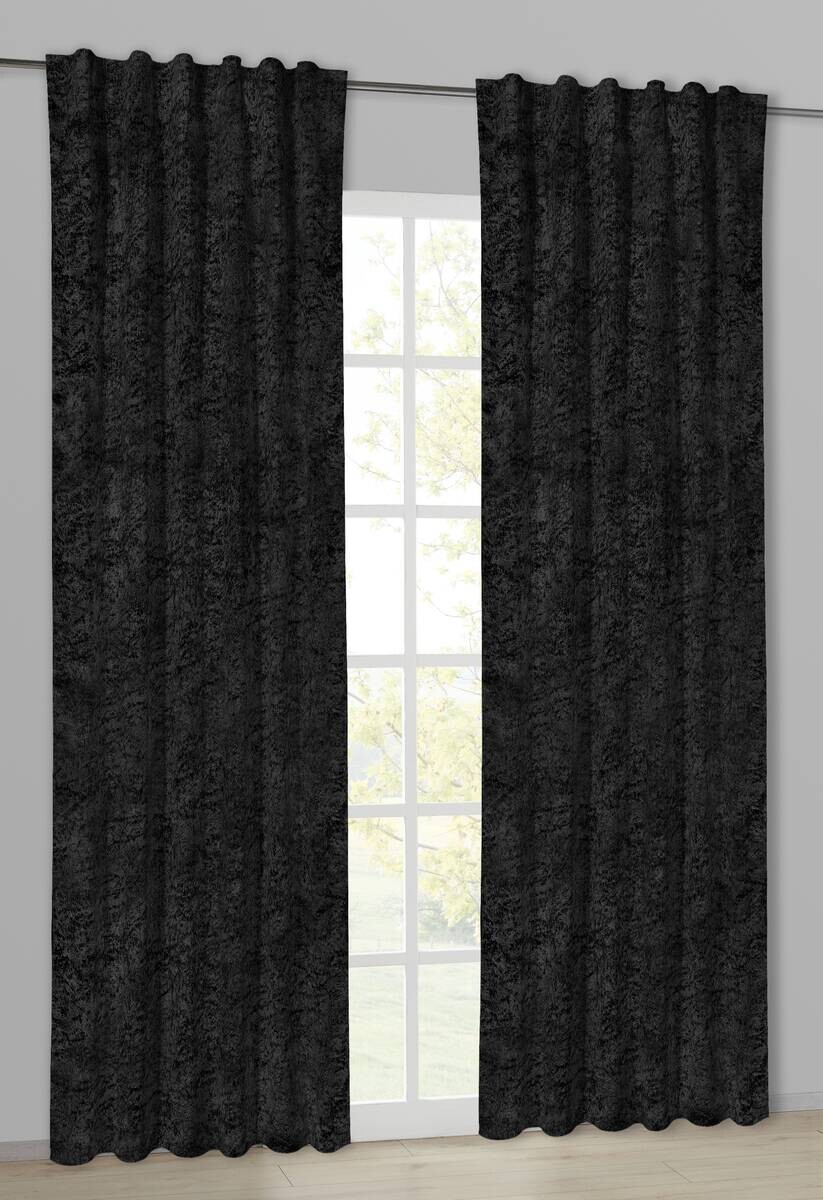 Thermovorhang Frozen schwarz B/L: ca. 140x245 cm