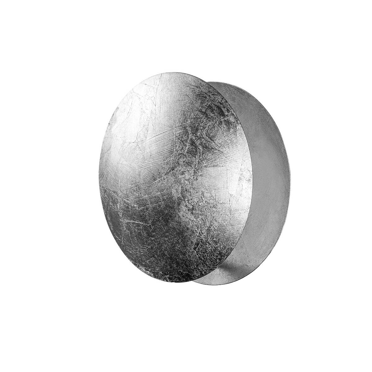 Opviq LED-Wandleuchte silber Metall B/H/T: ca. 25x25x16 cm