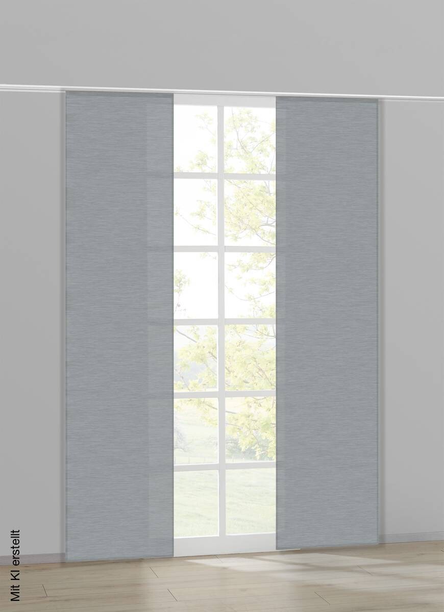 ACUS design collection Schiebevorhang grau B/L: ca. 60x245 cm