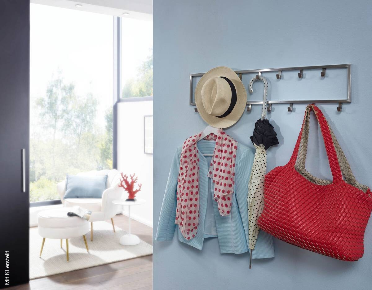 Garderobe B/H/T: ca. 80x20x4 cm