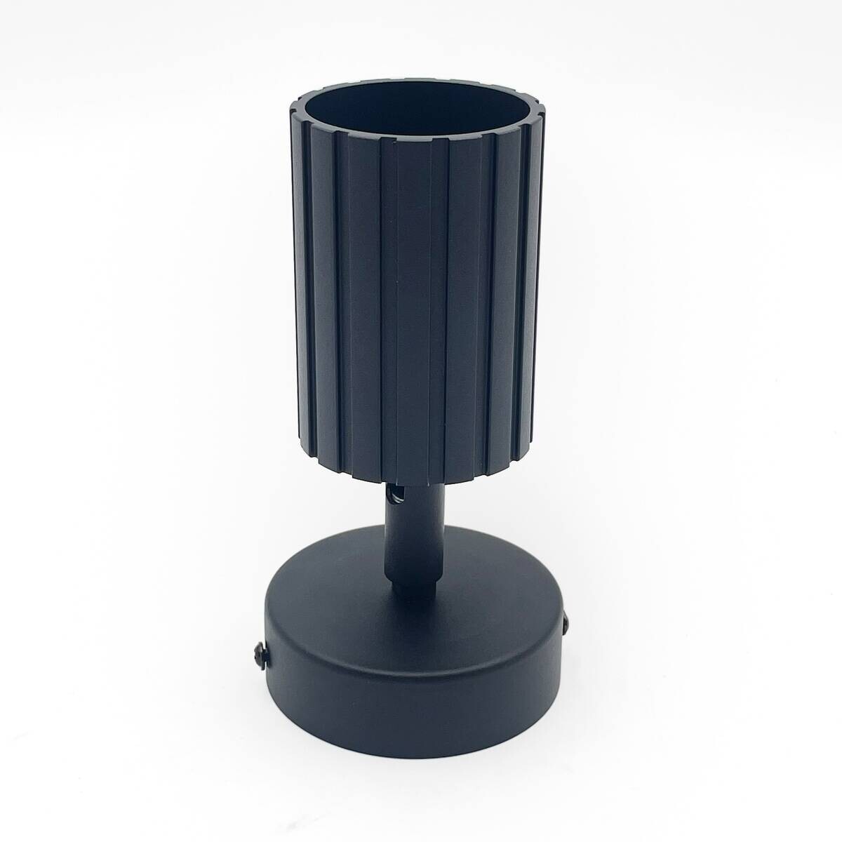 Lamkur Wandleuchte Prisma schwarz Stahl B/H/L: ca. 8x16x8 cm GU10 1 Brennstellen