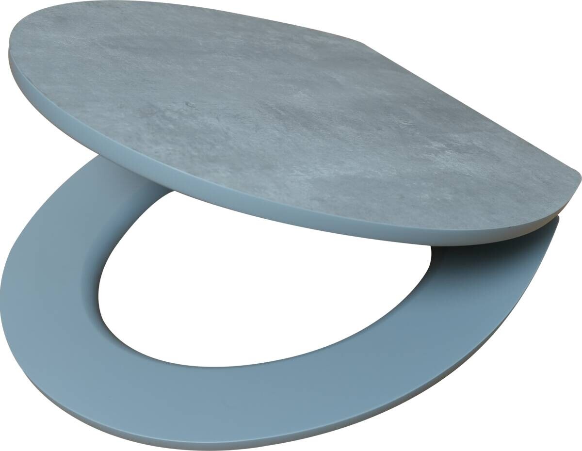 POCOline WC-Sitz Betonoptik MDF