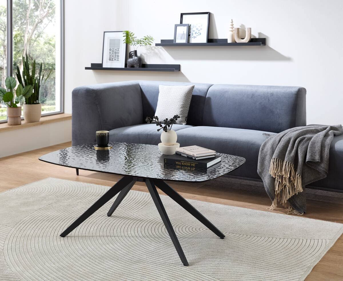 Couchtisch Elias schwarz B/H/T: ca. 110x44x70 cm