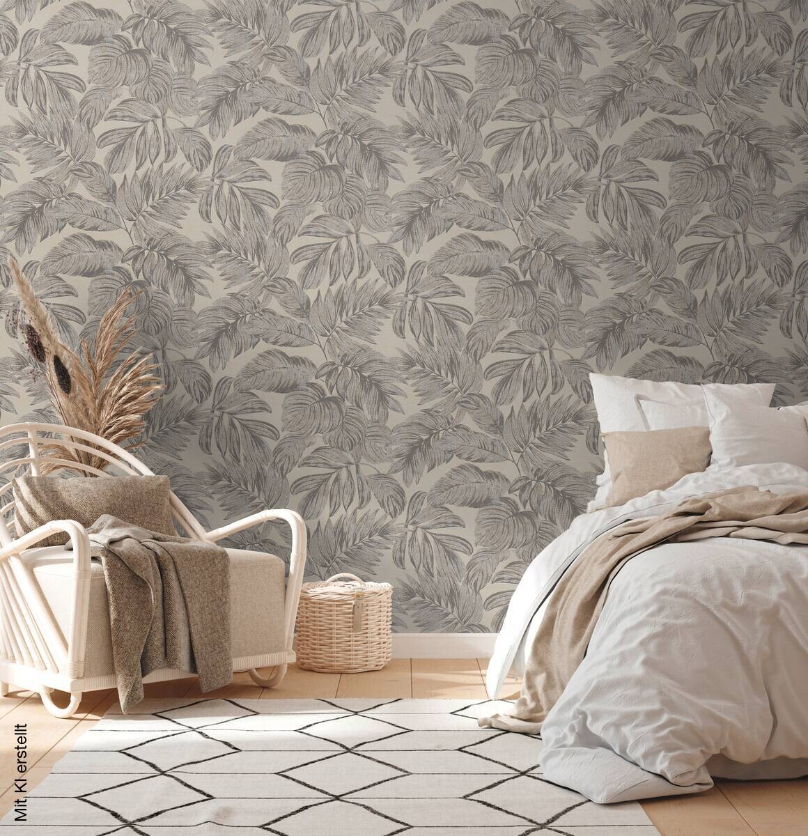 A.S.Creation Vliestapete beige grau B/H/D: ca. 53x1005x10 cm