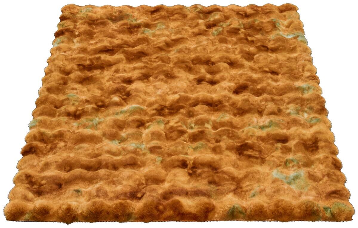 Fellimitat Moyo Batik gold B/L: ca. 120x160 cm