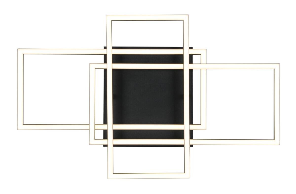 Nolo LED-Deckenleuchte Twin B/H/L: ca. 58x9,1x36 cm