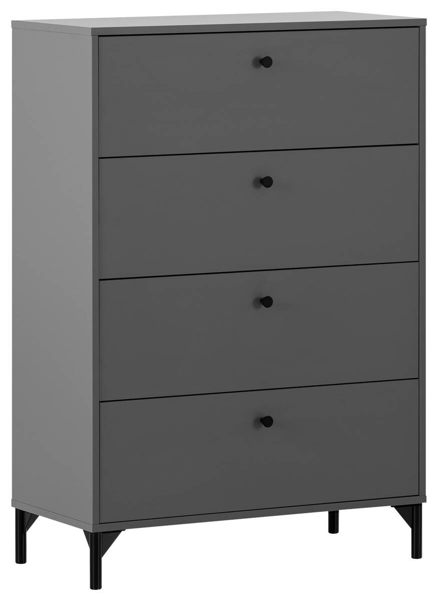 Kommode Smash anthrazit B/H/T: ca. 80,1x116,7x40 cm