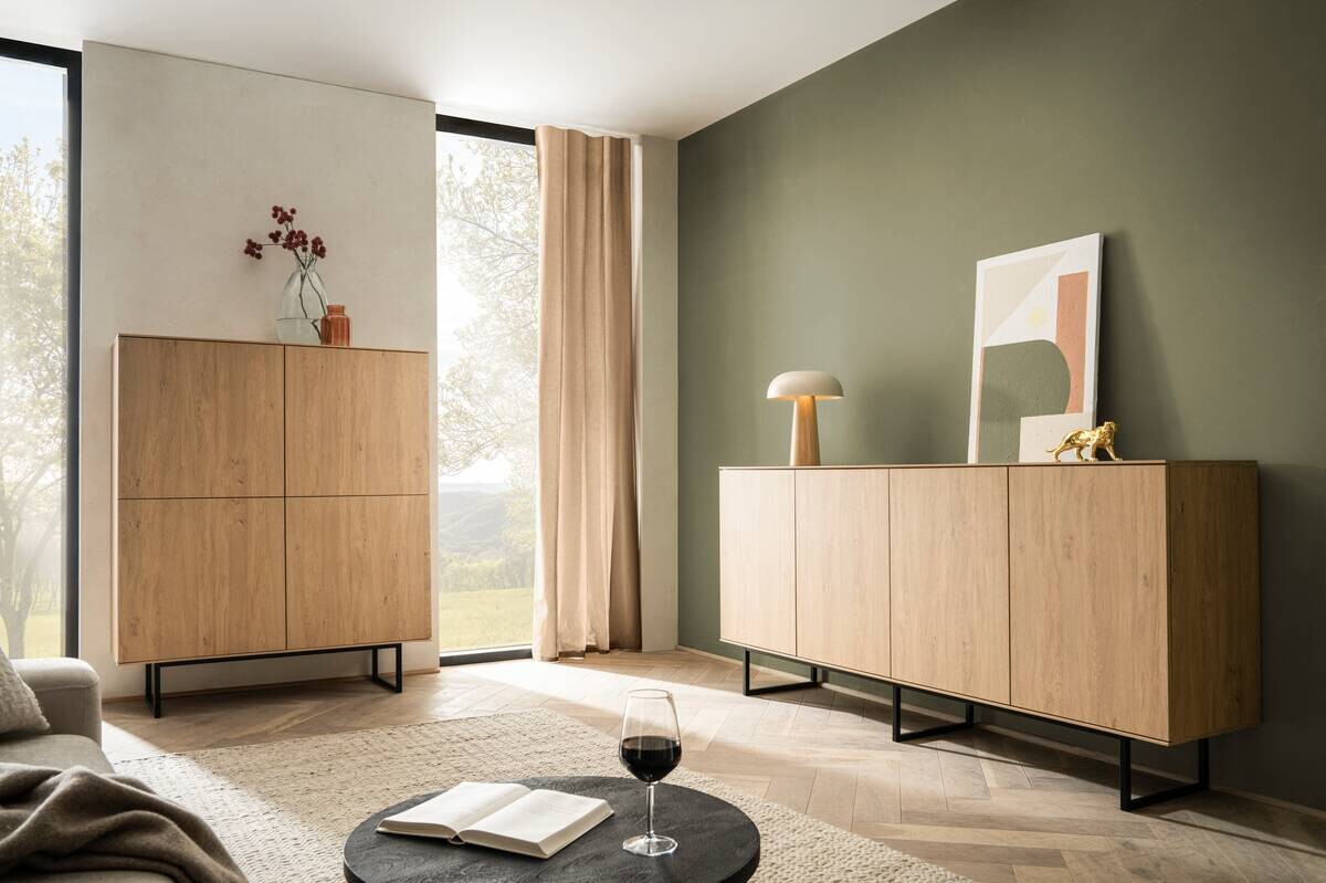 Sideboard Kalmar stone B/H/T: ca. 200x90x40 cm