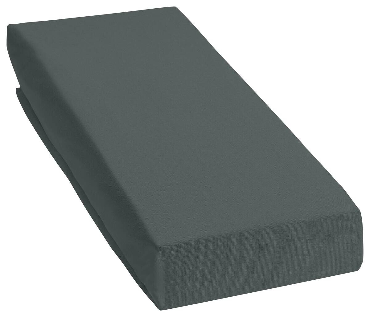 POCOline Microfaser Spannbetttuch anthrazit 100% Polyester B/L: ca. 180x200 cm
