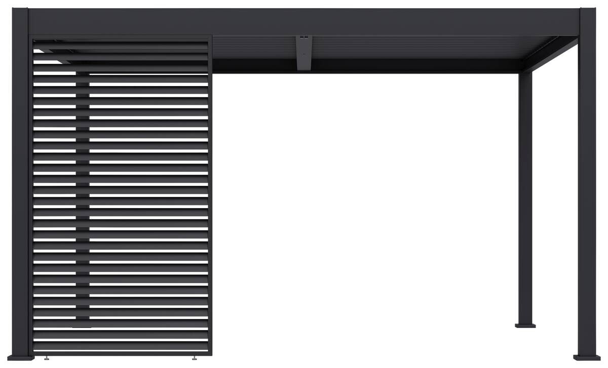 Paragon Outdoor Lamellen-Sichtschutz Grand Tuscan grau Aluminium B/H: ca. 135x234 cm