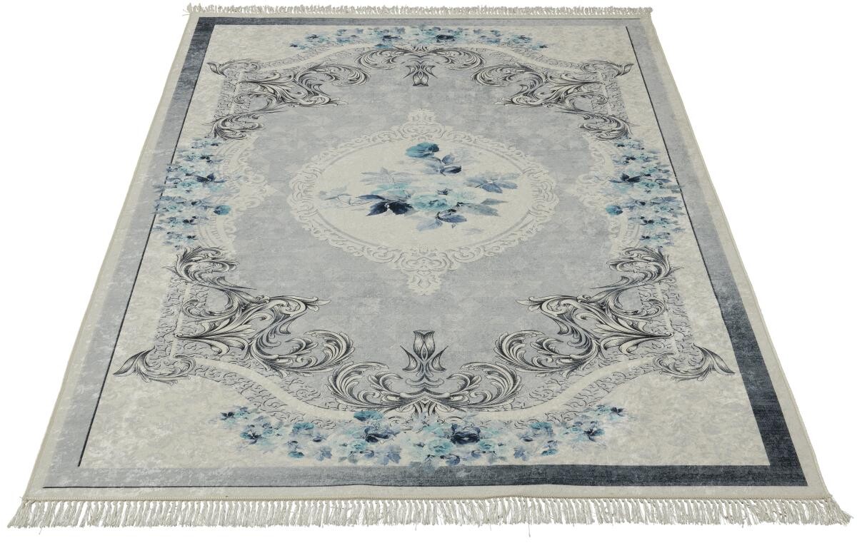 Druckteppich Sunshine grau B/L: ca. 60x90 cm