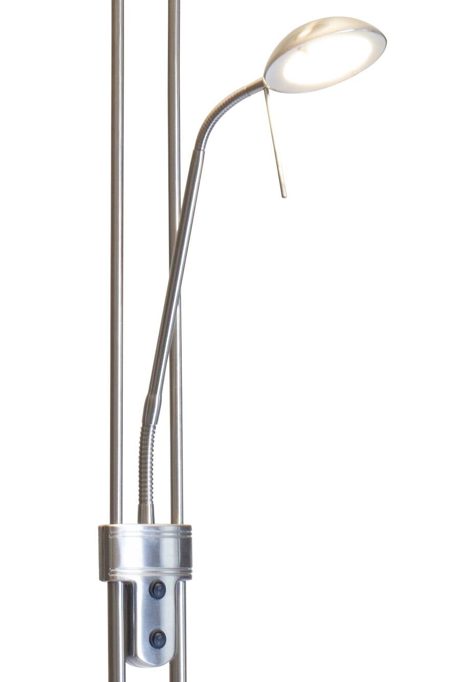 POCOline Stehlampe Lobo nickel Metall Acryl H/D: ca. 173x26 cm
