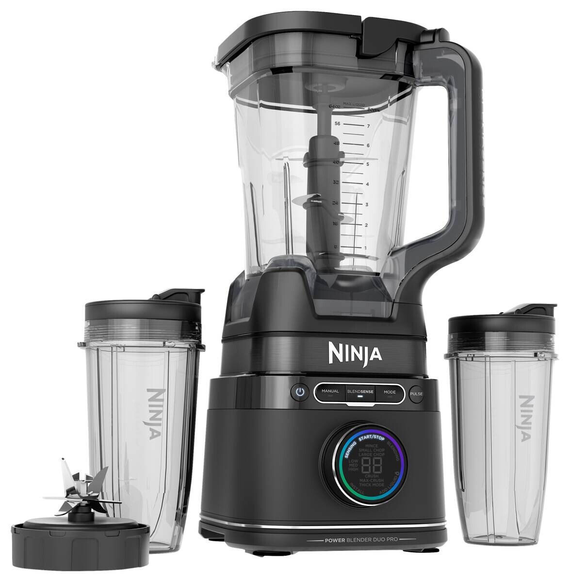 Ninja Standmixer schwarz Kunststoff B/H/L: ca. 21,2x17,4x44,5 cm