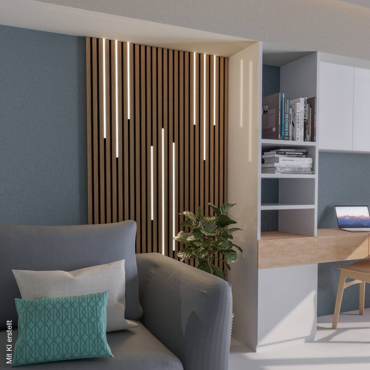 Nolo LED-Akustikpaneelbeleuchtung Line H: ca. 100 cm