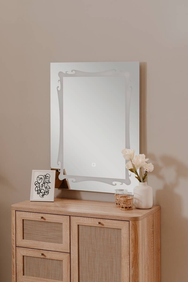 Lichtspiegel Boston B/H/T: ca. 60x80x3 cm