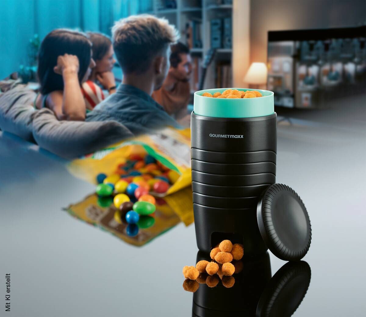 GOURMETmaxx Haushaltshelfer schwarz Kunststoff