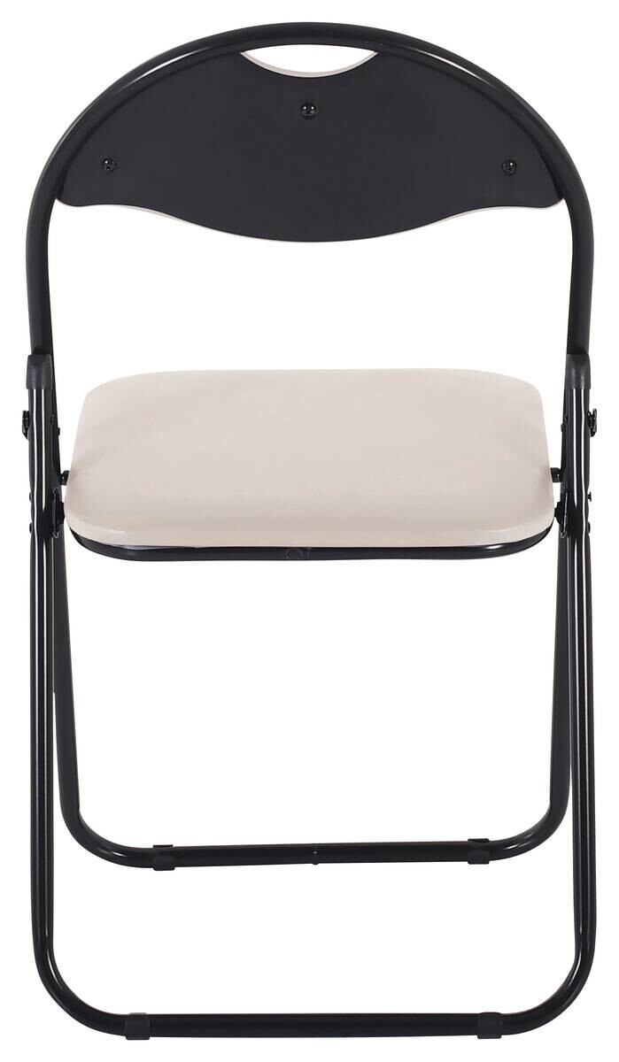 Klappstuhl Ben Cappuccino Kunstleder B/H/T: ca. 45x81x38 cm