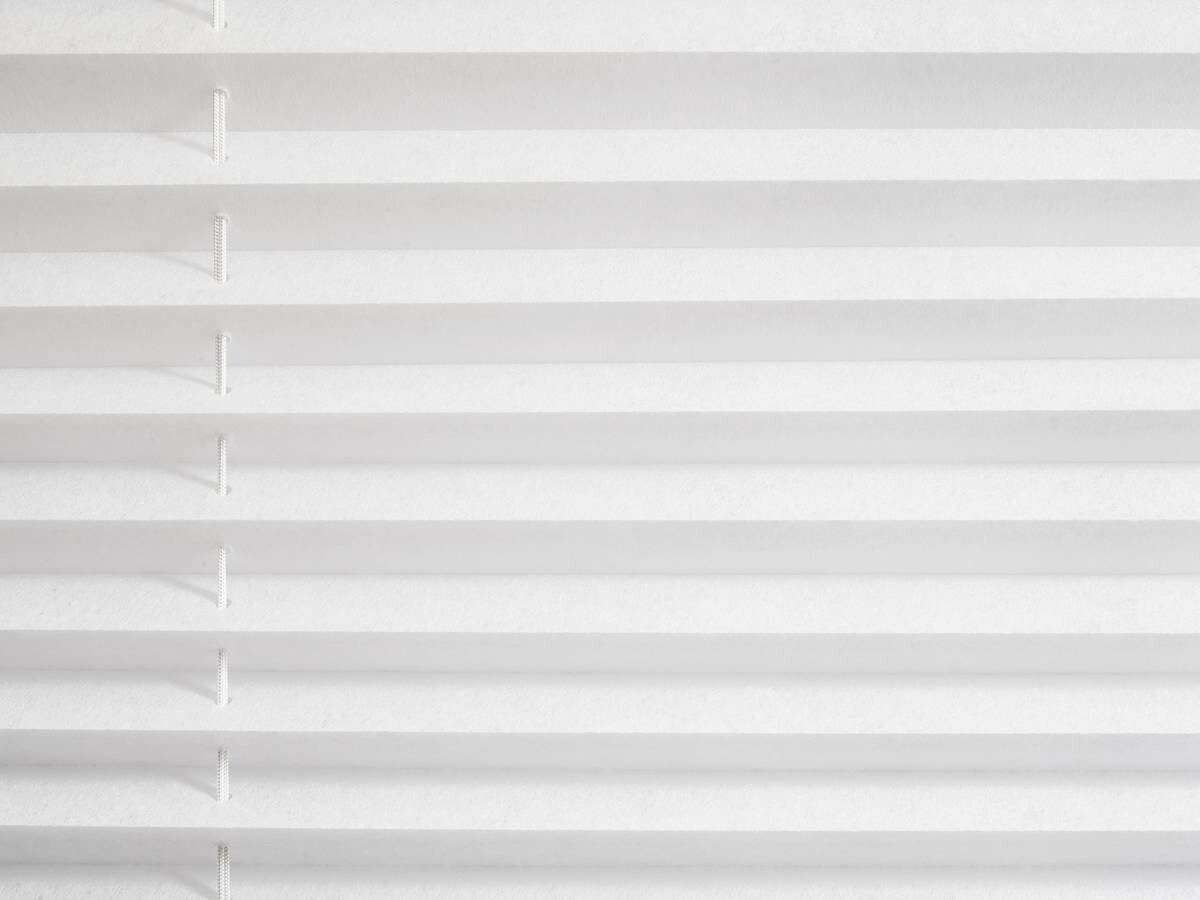 Spannplissee Non Woven weiß B/L: ca. 60x130 cm