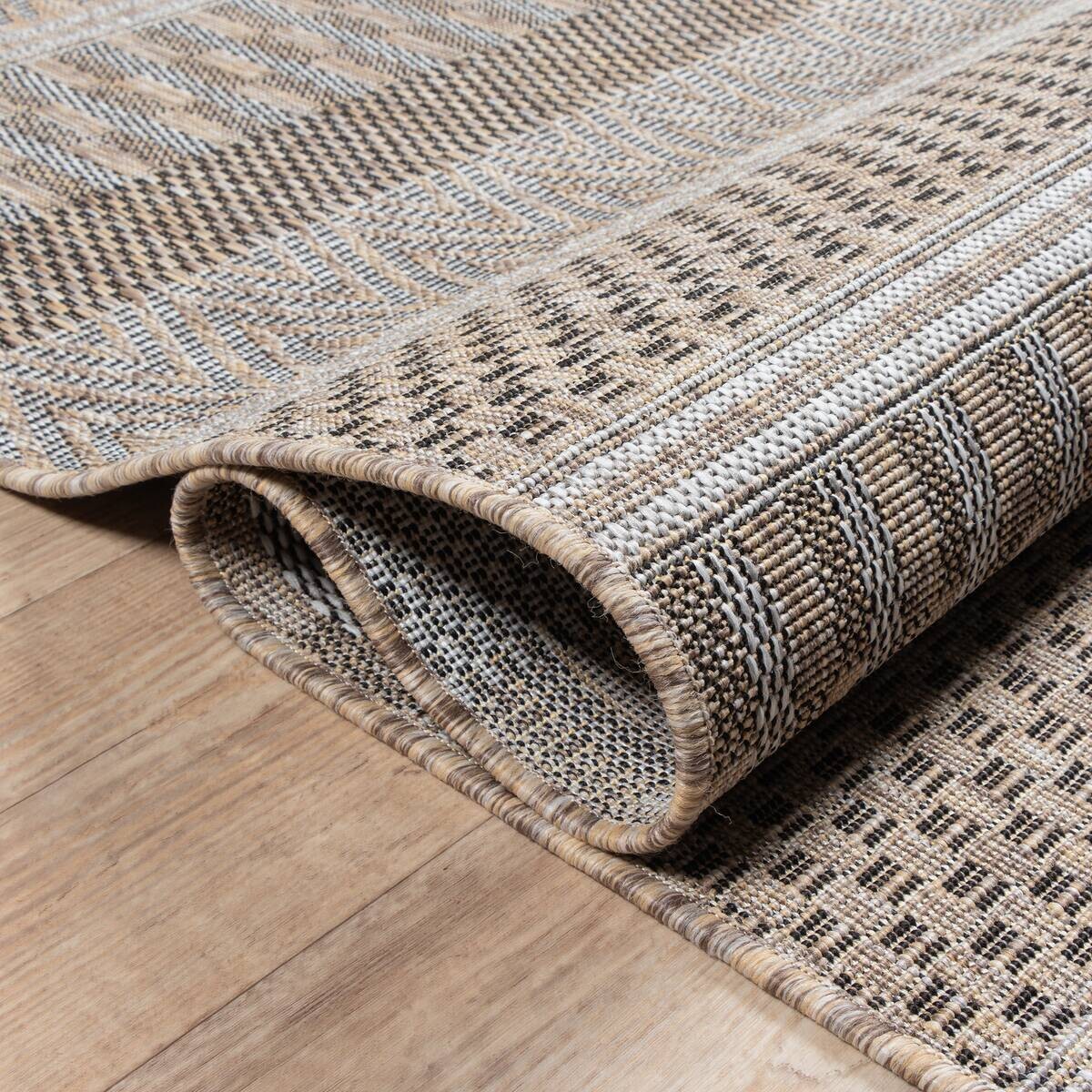 Sanat Outdoorteppich MELISSA braun B/L: ca. 140x200 cm