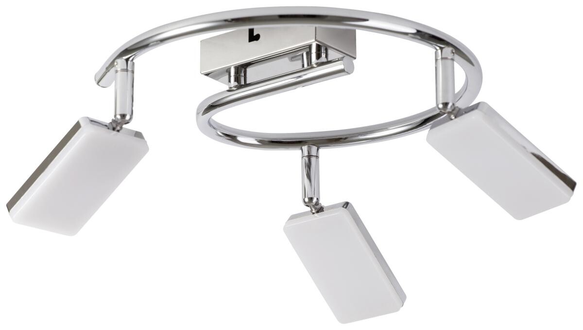 POCOline Spotspirale Chrissy Chrom Metall Kunststoff D: ca. 25 cm 3 Brennstellen